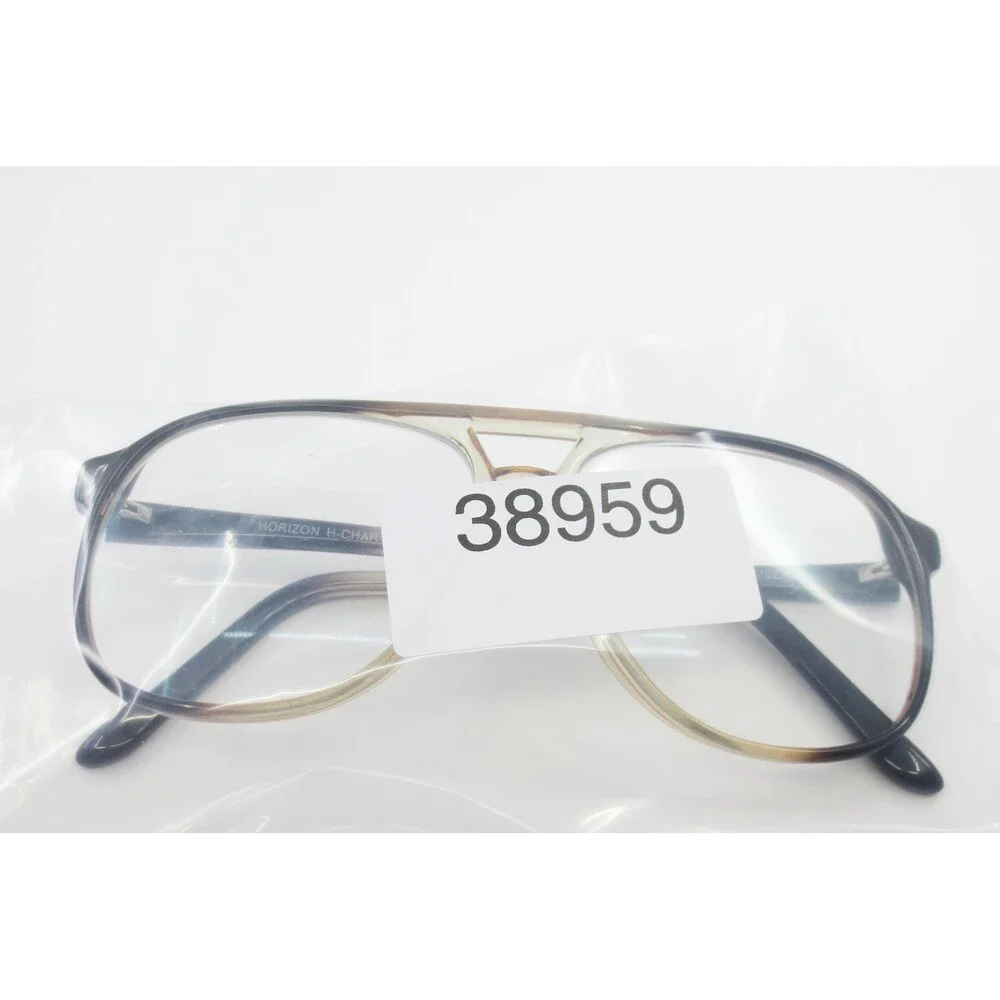 Horizon H-Charter Aviator Eyeglasses Timber Brown Gradient 56-16-145 H-CHARTER
